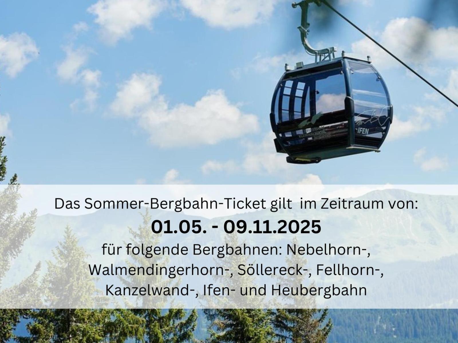 Bergfex Gaisalphorn Mit Sommer-Bergbahnticket Оберстдорф Экстерьер фото